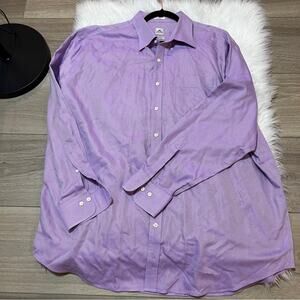 PETER MILLAR Men's XXL Purple Dress Shirt Button Down